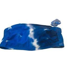 Xhilaration Women's Size 14W Longline Bandeau Bikini Swim Top Blue New With Tags